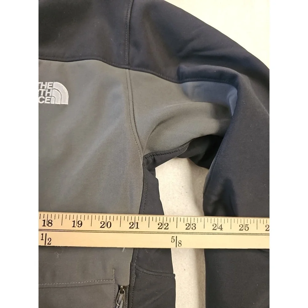 The North Face Men's Original Apex Bionic Black Gray Jacket M Wind Resistant